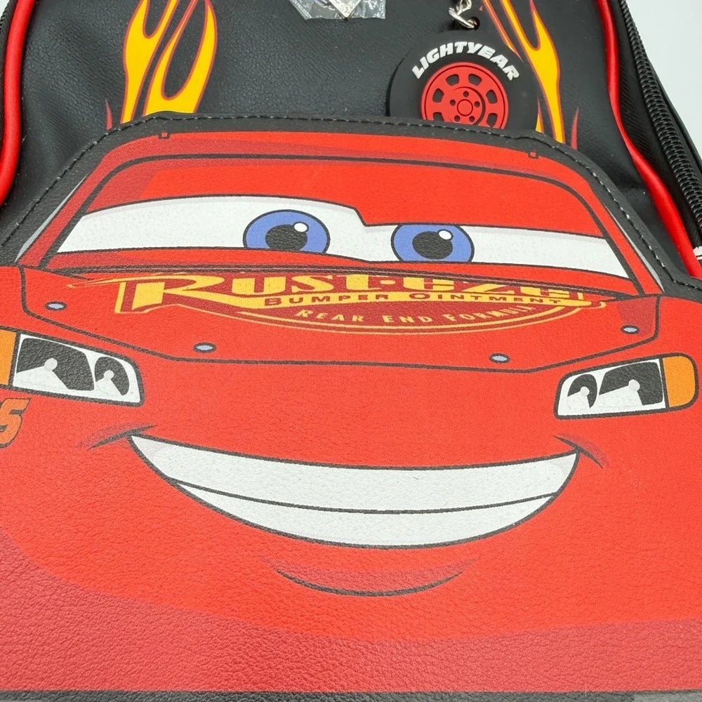 Disney Pixar Cars Lightning McQueen Mini Backpack Racing Checkered Flag NEW